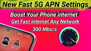 New APN Settings to Activate 5G n Any 4G Phone  5G unlimited Data [upl. by Nicolette]