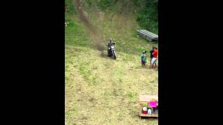 Street bike climbs enduro hill climb [upl. by Ellehcer749]