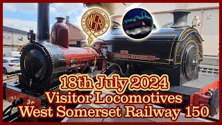 PT 2  FURNESS NO20 amp HAWTHORN LESLIE WORK No 3581  WEST SOMERSET RAILWAY 150 EVENT  18072024 [upl. by Imas]