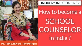 How To Become A School Counselor  School Counselor kaise bane  Insiders Insights by Power Within [upl. by Ahsiki]