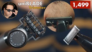 Xiaomi UniBlade Trimmer review  perfect for beard trim hair trim and close shave [upl. by Acinok790]