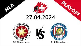 Highlights Rollhockey NLA SC Thunerstern vs RHC Diessbach [upl. by Itsyrc]