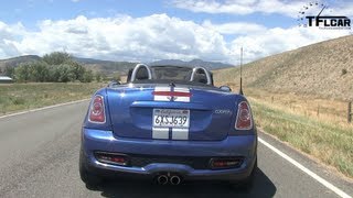 2013 MINI Cooper S Roadster 060 MPH Quick Take Drive amp Review [upl. by Irovi]