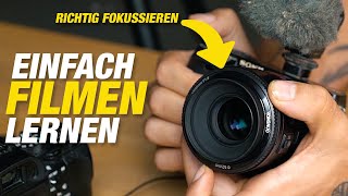 Übung Manuell fokussieren beim Videos filmen  Einfach filmen lernen Kurs  Teil 3  Jaworskyj [upl. by Akimat750]