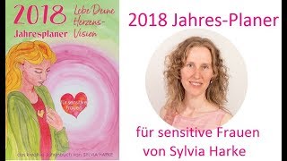 2018 Jahresplaner für hochsensible Frauen Zeitmanagement Hochsensibel [upl. by Thedric346]