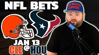 Browns vs Texans Bets NFL Wildcard Playoffs Bets  Kyle Kirms Football Picks amp Predictions [upl. by Odraccir672]