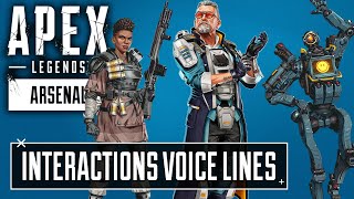 NEW All Ballistic Interactions Voice Lines  Apex Legends [upl. by Elna]