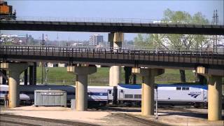 MUST SEE Amtraks Missouri River Runner turning around and more [upl. by Frodi889]