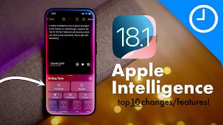 iOS 181  Apple Intelligence Review  Top 10 Features [upl. by Tnairb631]