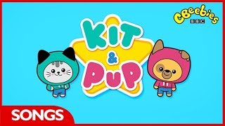 CBeebies  Kit amp Pup  Opening Theme Tune [upl. by Ardnasirk]