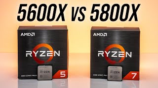 AMD Ryzen 5 5600X vs Ryzen 7 5800X  6 or 8 Cores [upl. by Kate]