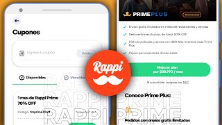 Rappi Prime por 3 meses con Cupon  2023 [upl. by Trillby]