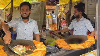 Most Unique Rajwadi Puff of AhmedabadGujarati Street Food [upl. by Demetra]