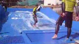 UKs first Flowrider at Merton Hotel Jersey [upl. by Naomi]