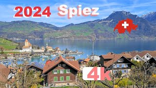 🇨🇭  2024  Winter  SWITZERLAND Suiza SPIEZ Part 8 THUN BEATENBERG Lungern Grindelwald 🇨🇭 [upl. by Sucirdor]