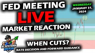 LIVE Market REACTION with Bitcoin Altcoins and Stock Market with Federal Reserve FOMC Rate Decision [upl. by Carline85]