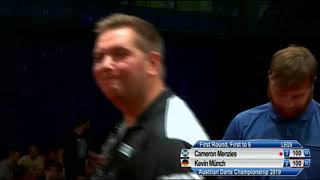 2019 Austrian Darts Championship Round 1 Menzies vs Munch [upl. by Elaine933]