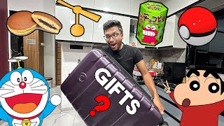 SUPRISING MY BROTHER WITH 100 GIFTS SUITCASE FROM JAPAN [upl. by Nosnor181]