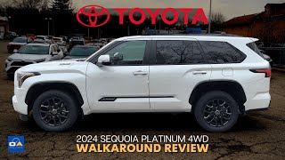 2024 Toyota Sequoia  The Most RELIABLE Full Size 3Row SUV  Sequoia Exterior amp Interior Review [upl. by Chil]