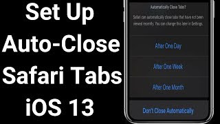 iOS 14How to Automatically close Safari tabs on iPhone and iPad [upl. by Amian400]