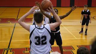 Manchester vs Orrville  8th grade basketball 012018 [upl. by Leugimesoj373]