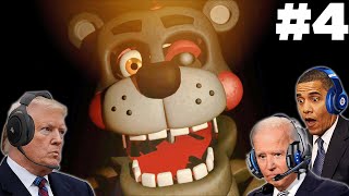 US Presidents Play Freddy Fazbears Pizzeria Simulator Part 4 [upl. by Enneirdna]