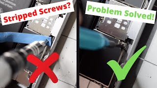 How to remove small stripped screw from electronics [upl. by Schumer]