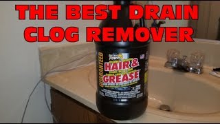 The best drain clog remover  Instant Power  Hair and Grease [upl. by Adnoloy74]