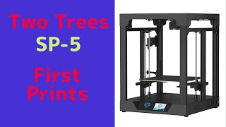 Two Trees SP5 3D Printer First Print [upl. by Moor]