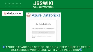 🛡️Azure Databricks Series StepbyStep Guide to Setup Databricks Workspace with VNet Injuction🛡️ [upl. by Nove505]