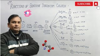 REACTIONS OF BENZENE DIAZONIUM CHLORIDE [upl. by Urbanna909]