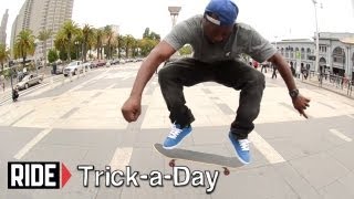 HowTo Skateboarding Fakie Heelflip with Jabari Pendleton [upl. by Dietsche]