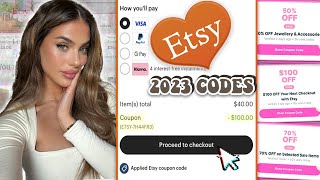 Etsy Coupons that Actually Work in 2023  How I Save With Etsy [upl. by Lynne281]