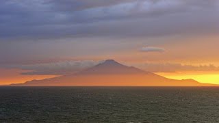 Sunset on the Ocean in Japan [upl. by Otrebile]