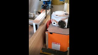 CoMatic AF110 Resaw Feeder on a Bandsaw by Shop Gear Inc [upl. by Onimixam212]