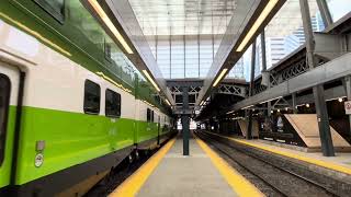 Go Transit 2015 CEM Series Cab Car 333 Leader Departs Union Stn Pushed By F59PH 562 [upl. by Daht680]