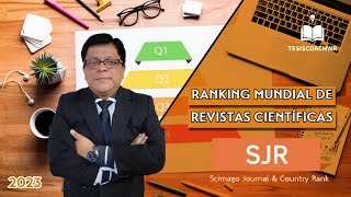 Cuartiles Q1Q2Q3Q4 de una revista en su categoría temática en Scimago Journal amp Country Rank 🥇 [upl. by Mara718]