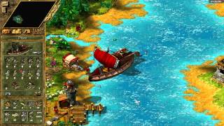 Walkthrough Settlers 4 PL Misja 8 Poszukiwania [upl. by Ynnaej441]