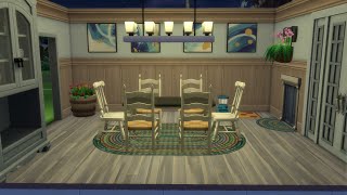 The Sims 4 Maxis  Rooms ep 306 Small Town Big Bites CampD [upl. by Ahsirahc]