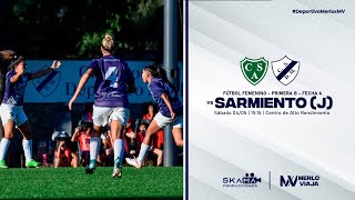 Sarmiento de Junín vs Deportivo Merlo  Fútbol Femenino  EN VIVO [upl. by Arikal]