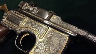 Engraved Mauser Broomhandle [upl. by Atinhoj]