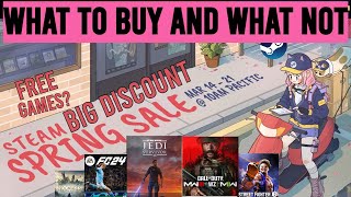 STEAM SPRING SALE 2024🔥🔥 WHAT TO BUY  BEST DEALCHEAP PRICED GAMES [upl. by Nimesh]