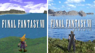 Comparing Final Fantasy 7 to FF7 REBIRTH [upl. by Kehoe896]