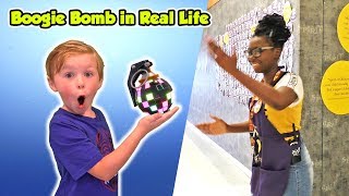 Using Fortnite Boogie Bomb in Real Life on People [upl. by Rebhun]