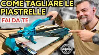 Come tagliare facilmente le piastrelle fai da te Metodo manuale Con il tagliapiastrelle vevor 120 [upl. by Sosthina]