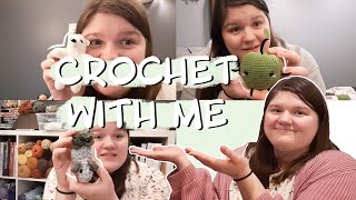 Crochet With Me Vlog  Crocheting a Stardew Valley Junimo amp More  Feb2023 [upl. by Layla]