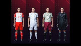 BAYERN MUNICH KITS PACK 20232024 FOR PES 2021SIDER amp CPK [upl. by Sellig676]