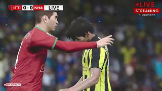 Al Ittihad vs Al Khaleej  Saudi Pro League 2024  eFOOTBALL PES21 Gameplay PLSL 611 [upl. by Nerot]