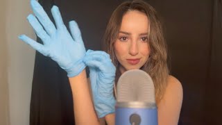 ASMR Te exfolio tu carita express asmrmouthsounds asmrvisual [upl. by Timi]