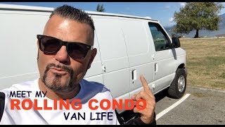 VAN TOUR The Rolling Condo  Van Life [upl. by Presber997]